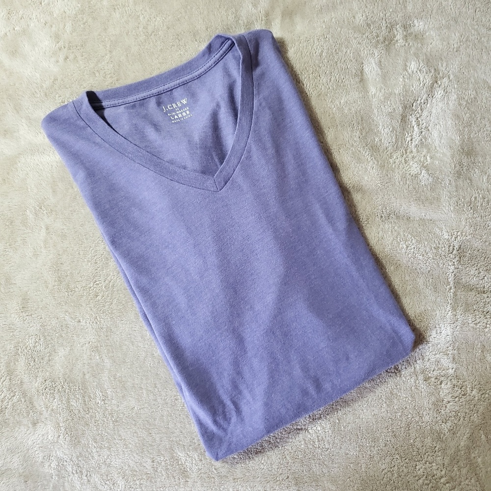 J.Crew Slim Washed V-Neck Soft Cotton T shirt